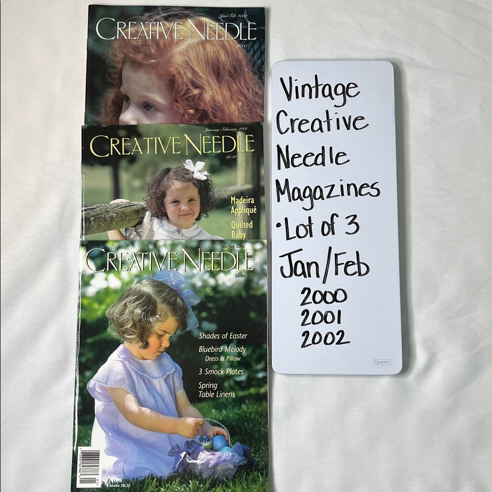 Vintage Creative Needle Magazines Lot of 3